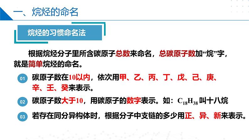 苏教版2019高二化学选择性必修三 2.2.2有机化合物的命名(同步课件)06