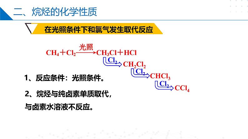 苏教版2019高二化学选择性必修三 第3章++石油化工的基础物质——烃(同步课件)07