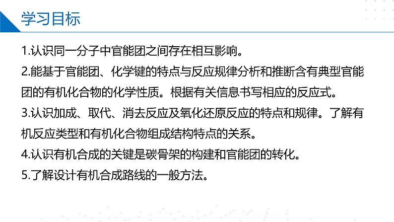 苏教版2019高二化学选择性必修三 5.3.1有机合成设计(同步课件)02