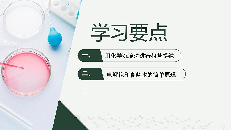 沪科版2020高一化学必修第一册 2.1.1+粗盐提纯+电解饱和食盐水(同步课件)02