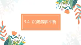 3.4沉淀溶解平衡（教学课件）—高中化学人教版（2019）选择性必修1化学反应原理