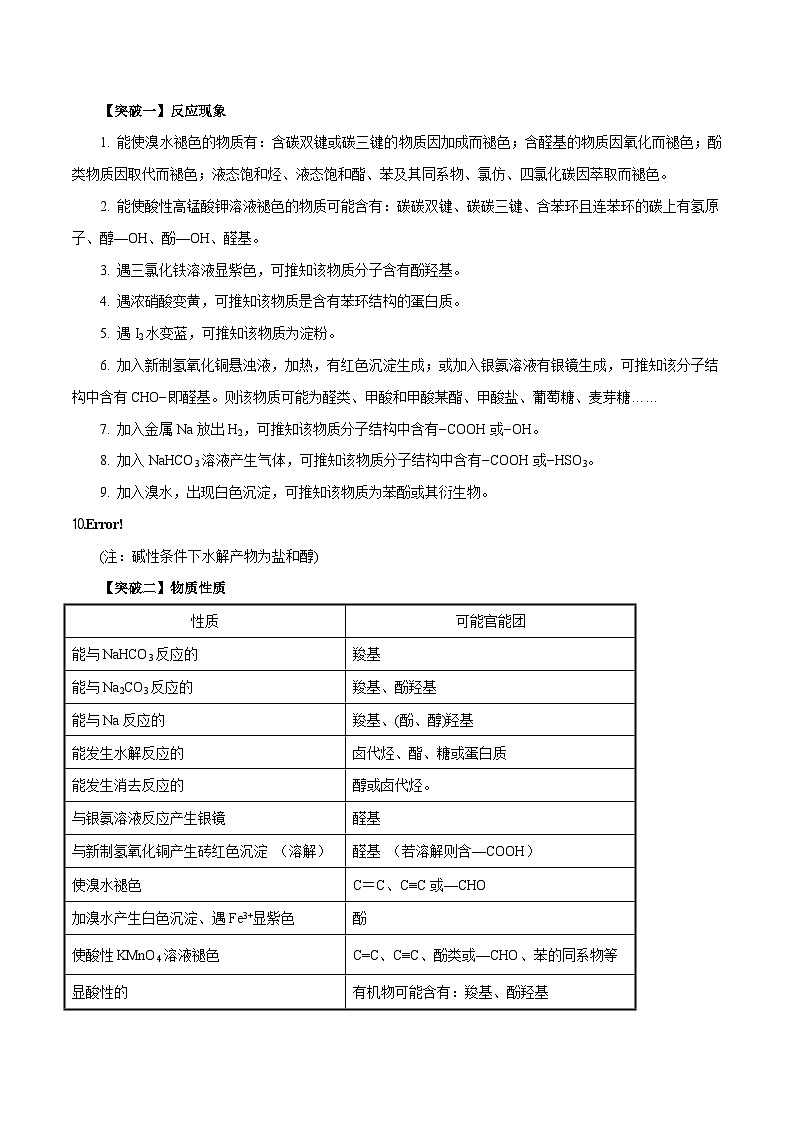 新高考化学一轮复习讲与练 专题讲座(八)有机合成与推断(讲)(2份打包,原卷版+解析版)02