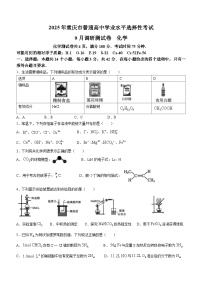 重庆市2024-2025学年高三上学期开学考试化学试题