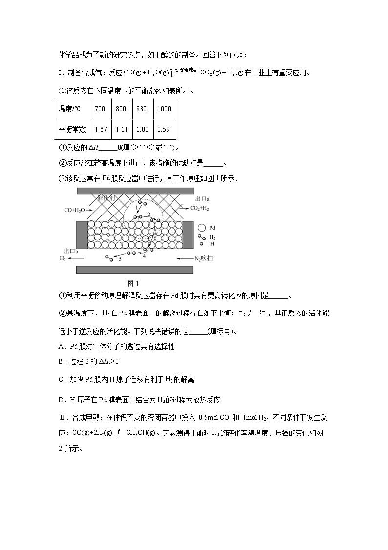 高考化学热点试题热点26反应原理综合题含解析答案第3页