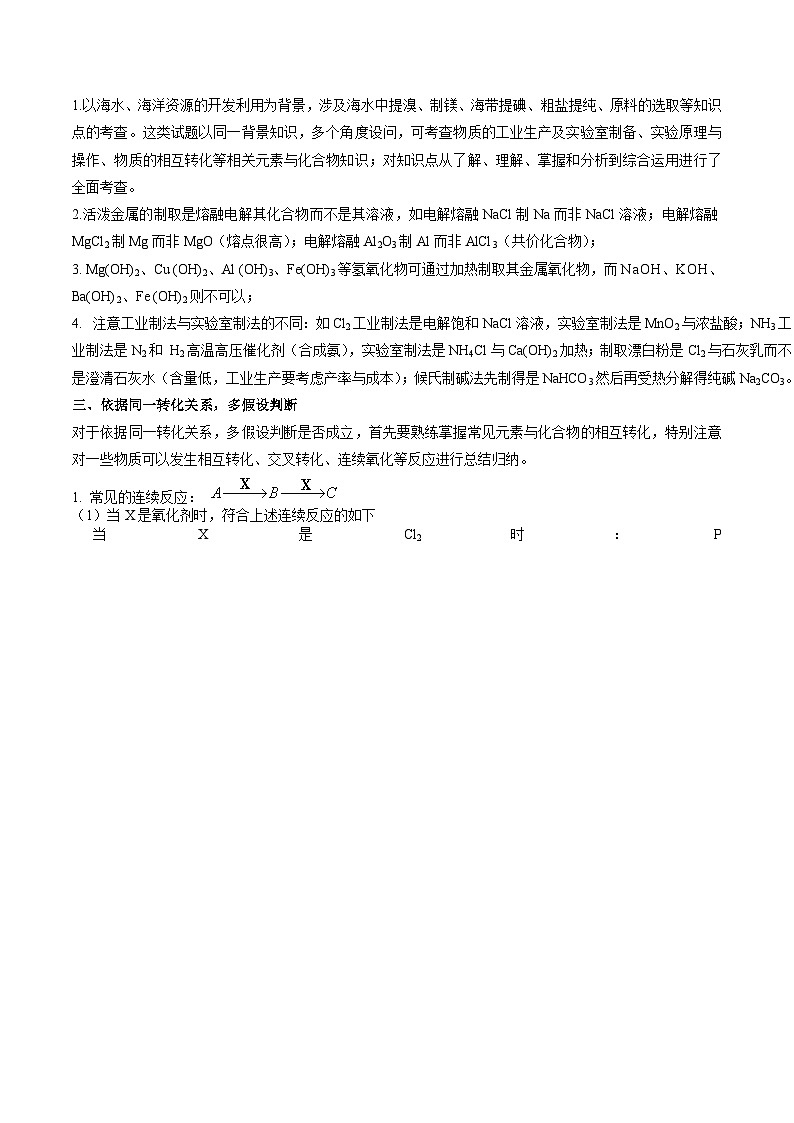新高考化学二轮复习培优练习重难点05 物质的转化(解析版)第2页
