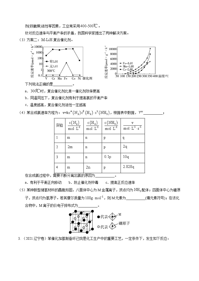 (黑吉辽通用)新高考化学三轮冲刺强化练习 非选择题 化学反应原理综合题(原卷版)第3页