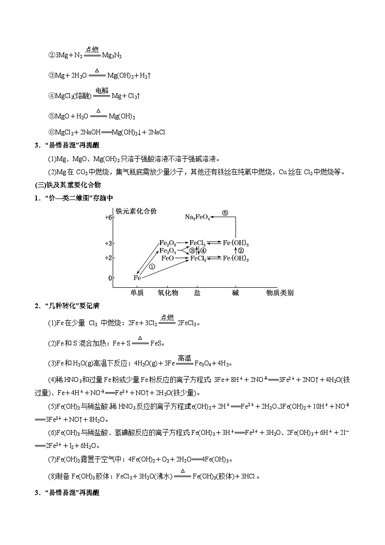 新高考化学二轮复习强化练习重难点06 常见无机物的性质、用途与转化(原卷版)第3页
