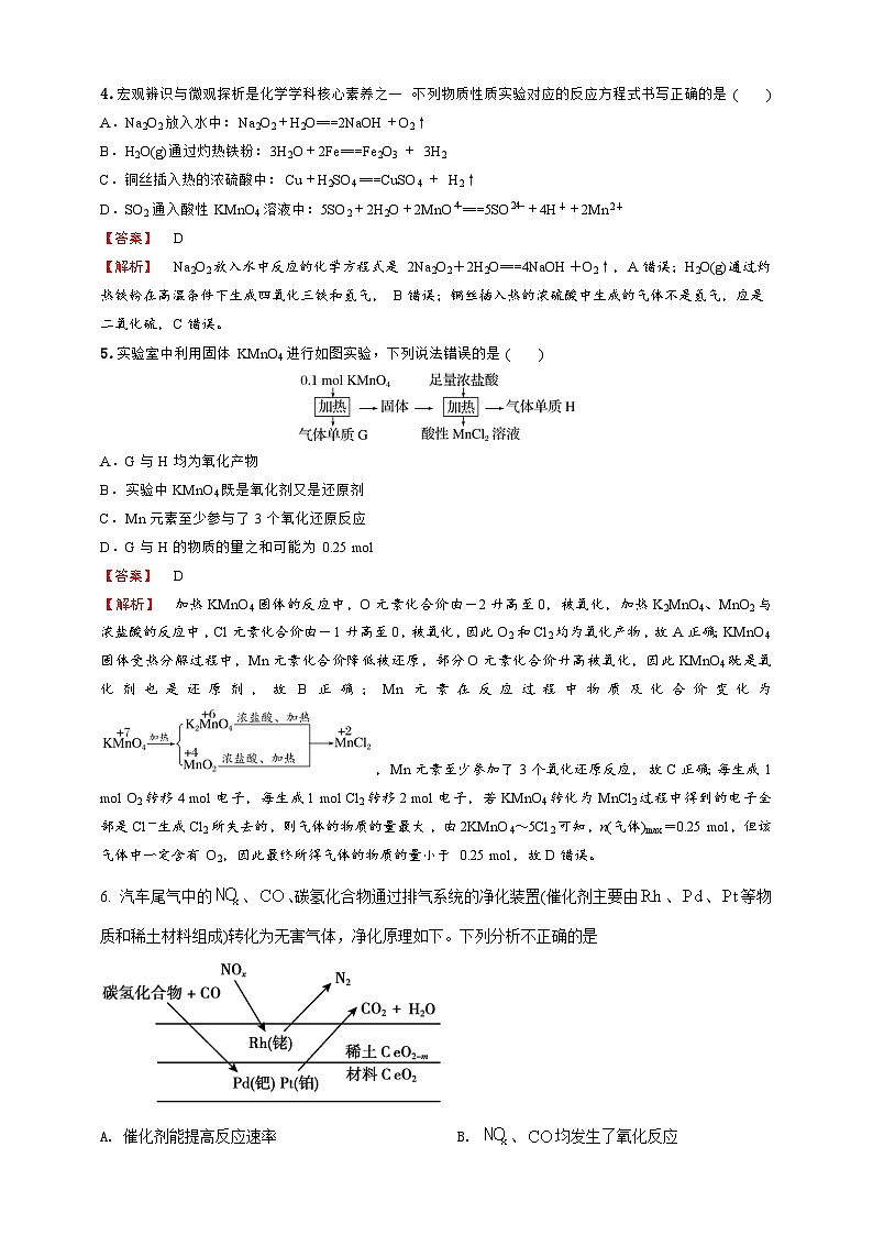 北京部分学校2025届高三高考化学模拟卷化学试题02
