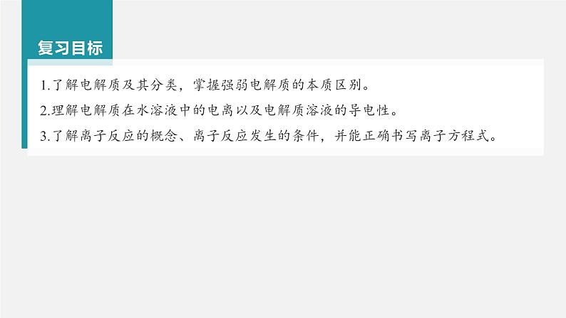 新高考化学一轮复习讲义课件第1章 第2讲 离子反应 离子方程式(含解析)第2页
