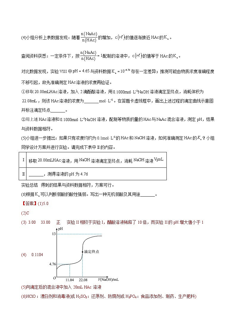 新高考化学一轮复习考点过关练考向36 高考化学综合实验题探究(含解析)02