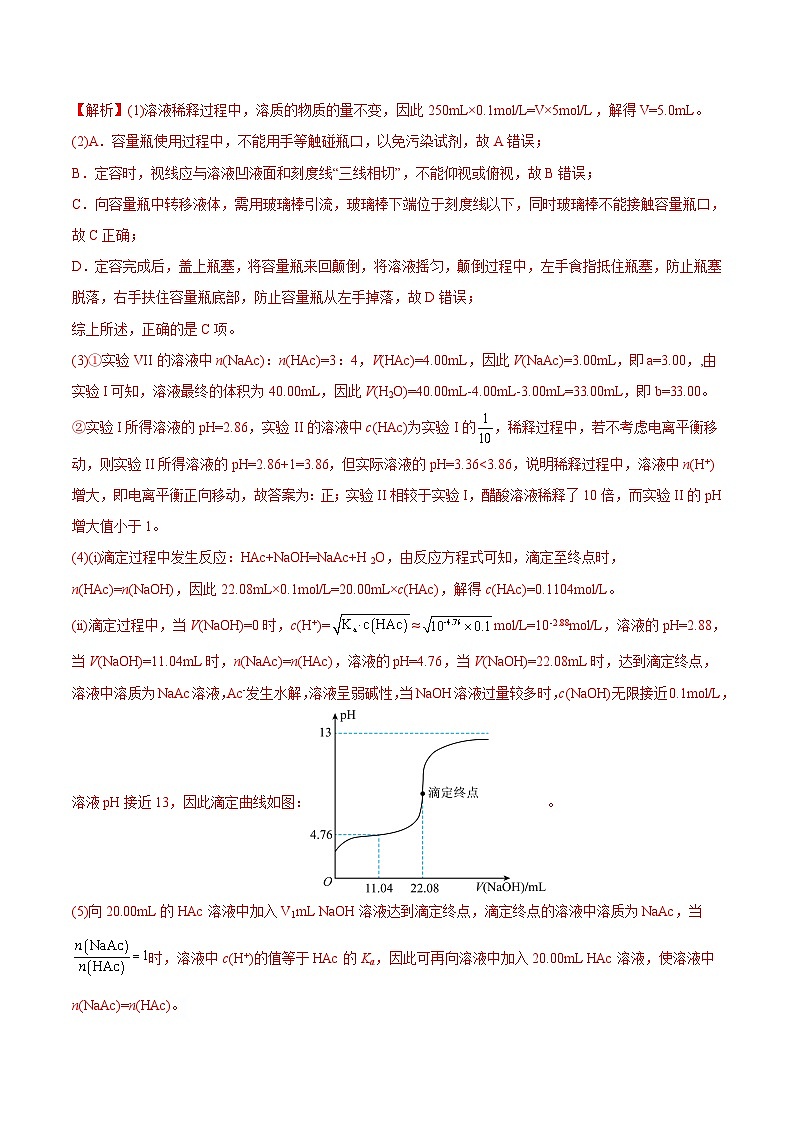 新高考化学一轮复习考点过关练考向36 高考化学综合实验题探究(含解析)03