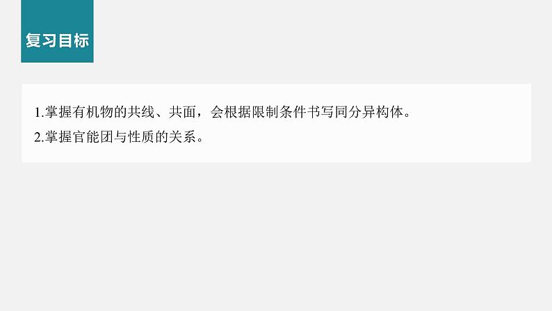新高考化学二轮复习课件 第1部分 专题突破 专题21 有机选择题题型分析02