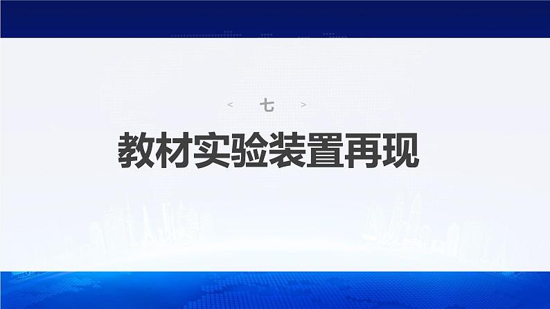 新高考化学二轮复习课件 第2部分 回扣基础 规范答题 七、教材实验装置再现第2页