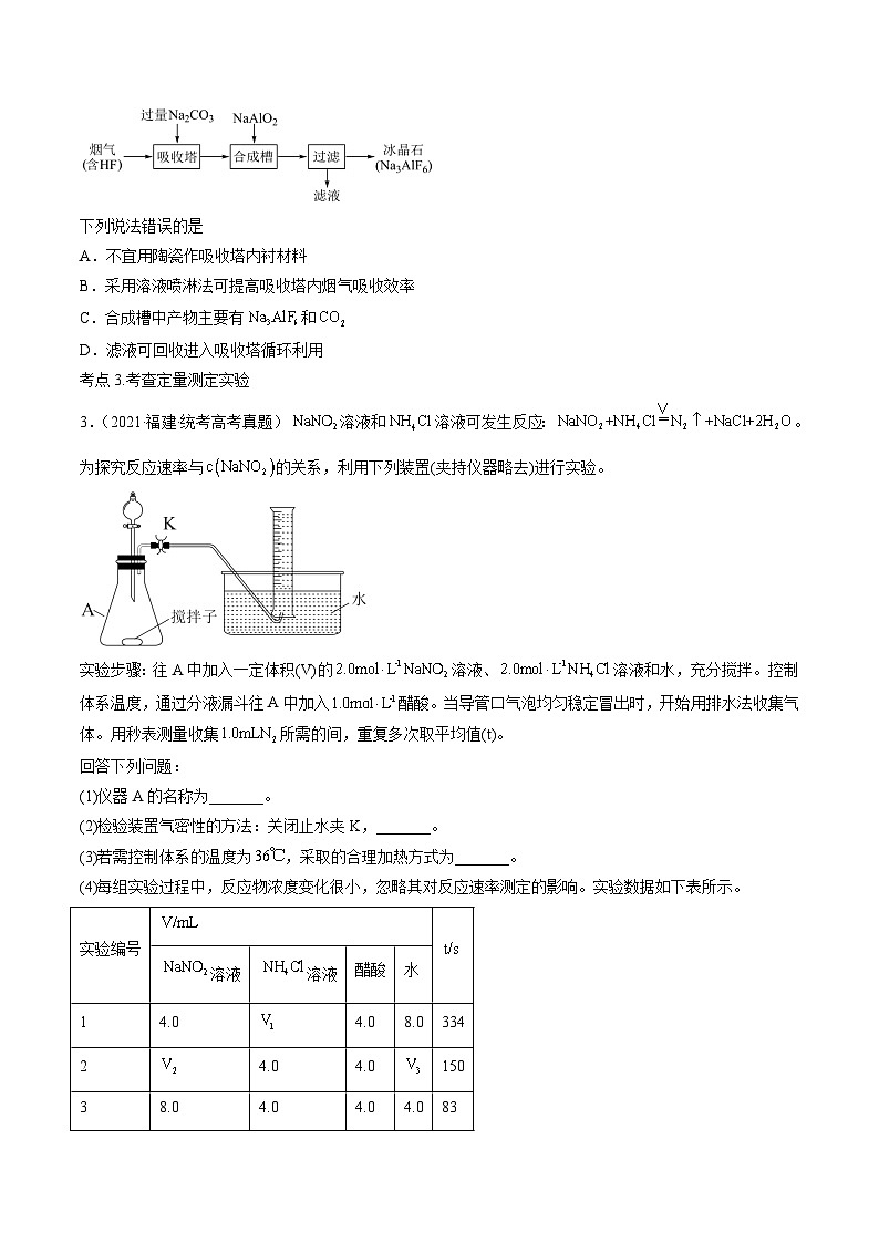 新高考化学二轮复习分层训练高考解密14 综合实验探究(讲义)(原卷版)第2页