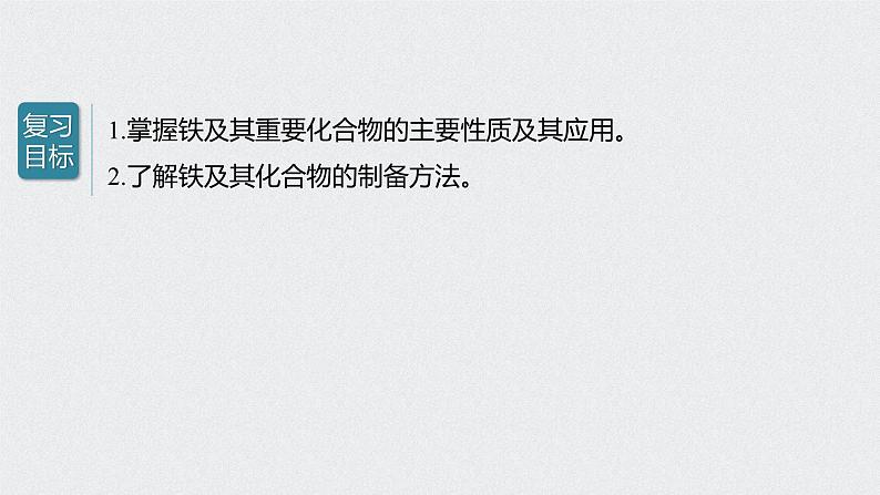新高考化学一轮复习讲义课件 第3章 第15讲 铁及其重要化合物第2页