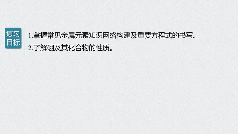 新高考化学一轮复习讲义课件 第3章 第18讲 常见金属及其化合物的综合应用第2页
