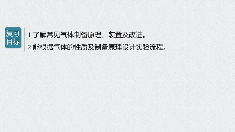 新高考化学一轮复习讲义课件 第4章 第25讲 常见气体的实验室制备、净化和收集第2页
