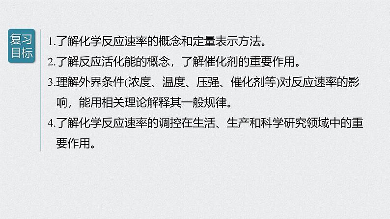 新高考化学一轮复习讲义课件 第7章 第33讲 化学反应速率02