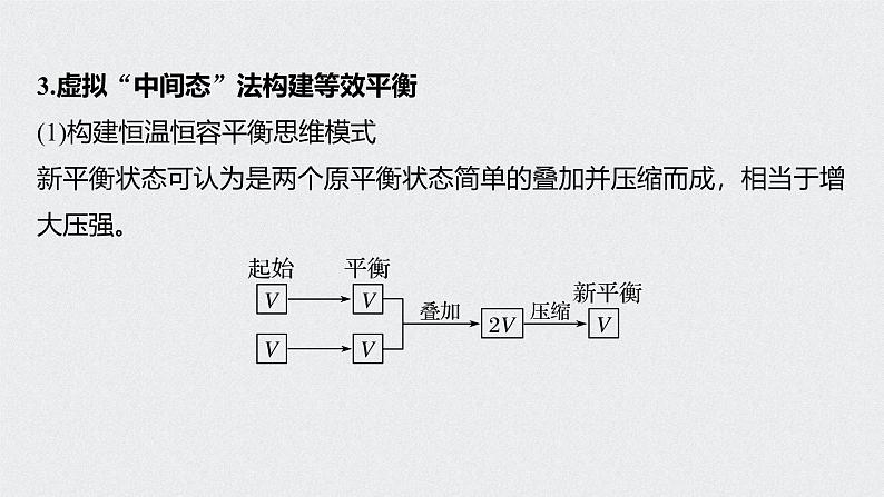 新高考化学一轮复习讲义课件 第7章 第34讲 微专题18 应用“等效平衡”判断平衡移动的结果第6页