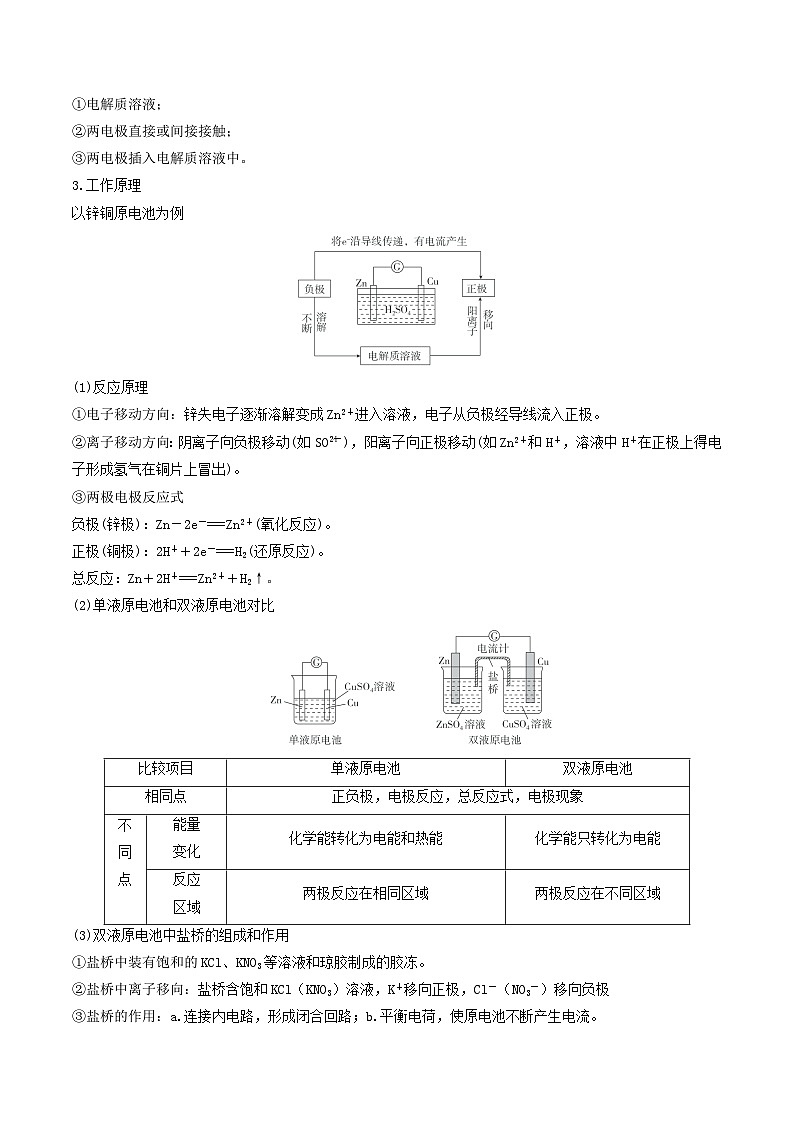 新高考化学一轮复习讲练测第18讲  原电池 化学电源(精讲)(解析版)第2页