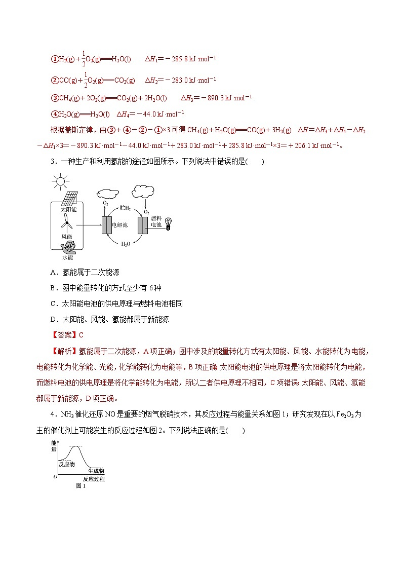 新高考化学一轮复习讲练测第15讲  化学反应的热效应(练)解析版第2页