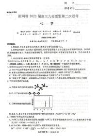 2023届湖南省高三下学期九校联盟第二次联考化学试题（含答案）