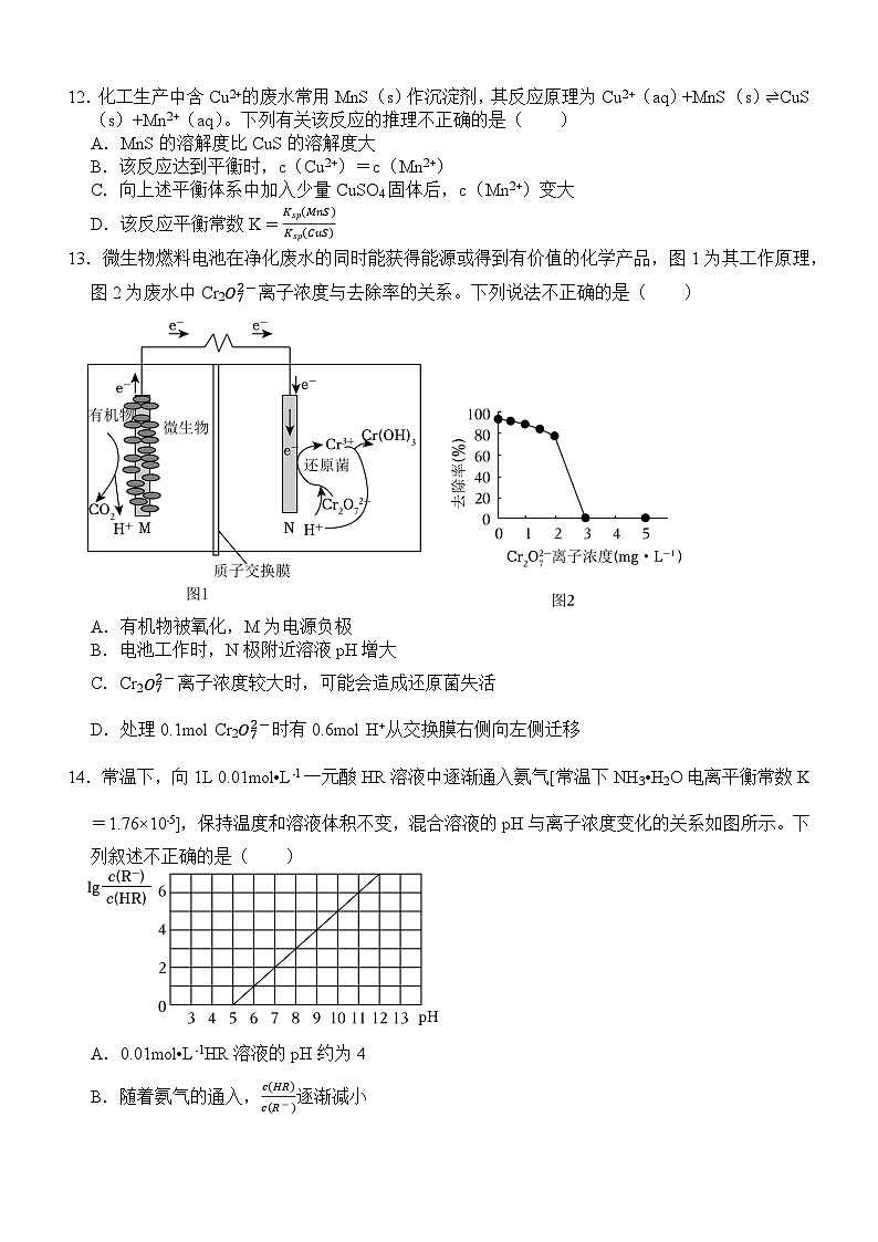 高2022级高三上期第一学月考试化学试题第3页