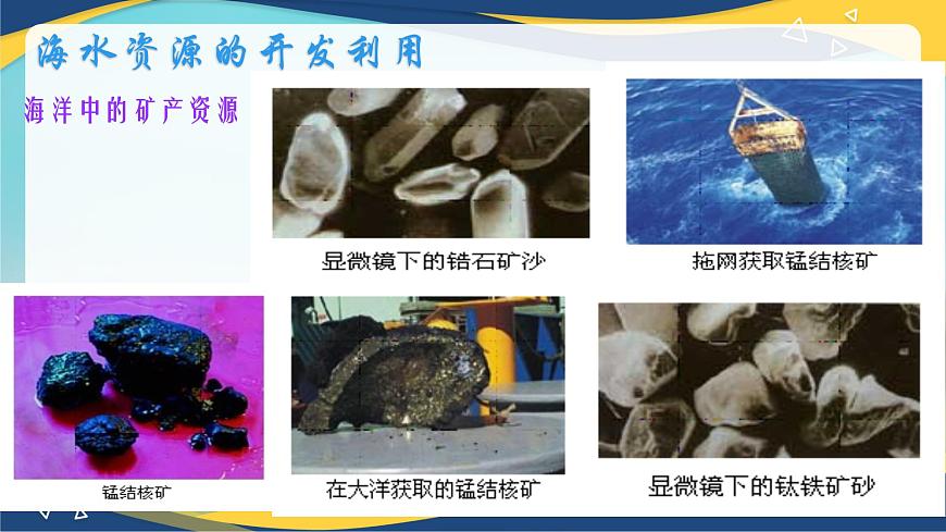 8.1.2   海水資源的開發(fā)利用  課件 -高一下學(xué)期化學(xué)人教版（2019）必修第二冊第6頁