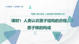 2.3 课时1 人类认识原子结构的历程 原子的构成  课件  2024-2025学年高一化学苏教版（2019）必修第一册