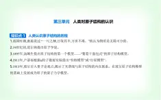 苏教版高中化学必修第一册专题二研究物质的基本方法第三单元人类对原子结构的认识课件