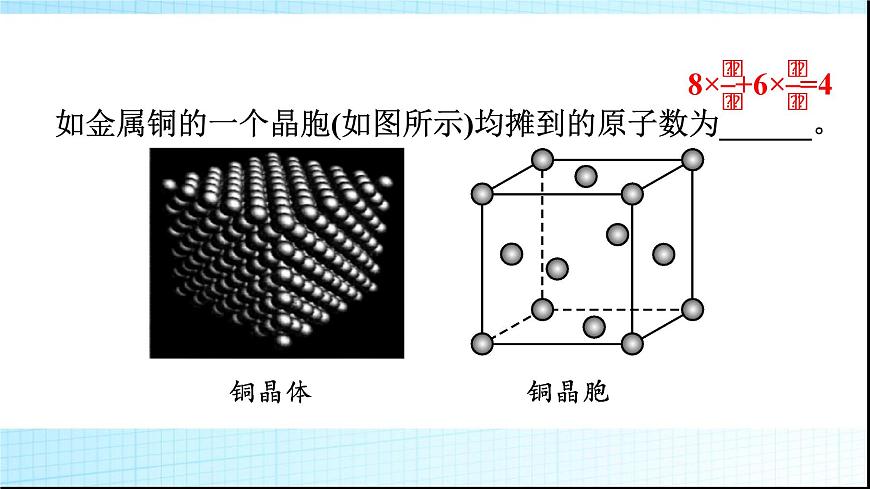 人教版高中化學(xué)選擇性必修二第3章晶體結(jié)構(gòu)與性質(zhì)第1節(jié)第2課時晶胞晶體結(jié)構(gòu)的測定課件第4頁