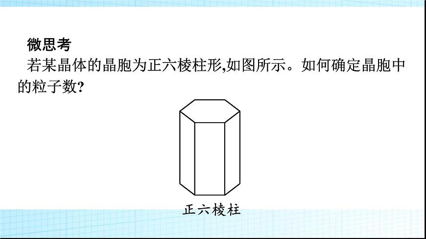人教版高中化學(xué)選擇性必修二第3章晶體結(jié)構(gòu)與性質(zhì)第1節(jié)第2課時晶胞晶體結(jié)構(gòu)的測定課件第6頁