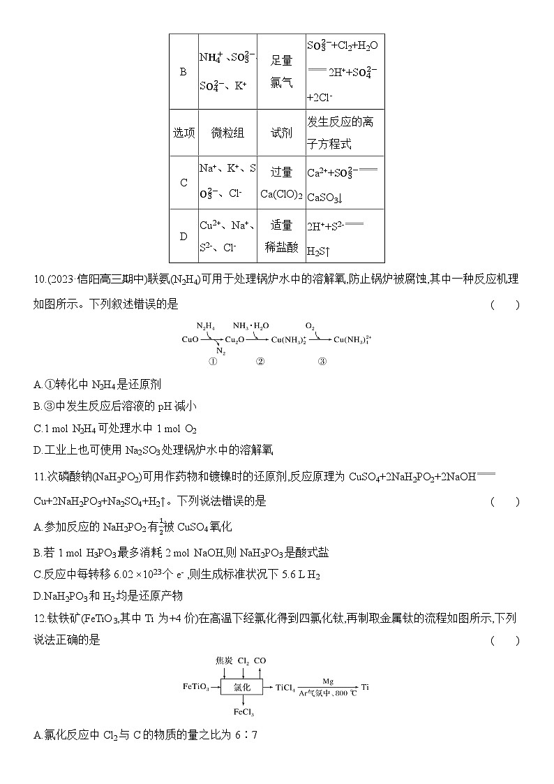2025届高中化学一轮复习 第一单元 物质及其变化(B卷)(含解析)第3页