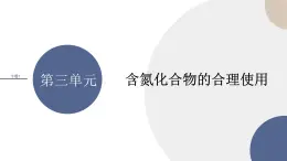 2024-2025学年高一化学（苏教版）必修第二册配套课件 专题7 第三单元 含氮化合物的合理使用