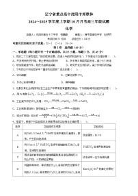辽宁省沈阳市郊联体2024-2025学年高三上学期10月月考化学试题
