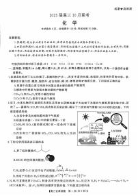湖南省部分学校2024-2025学年高三上学期10月月考+化学试题pdf