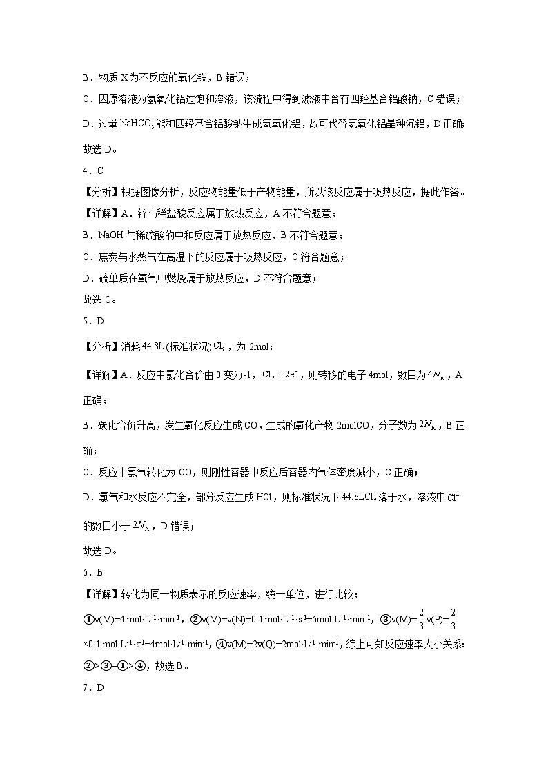 高二年级10月月考 化学答案第3页