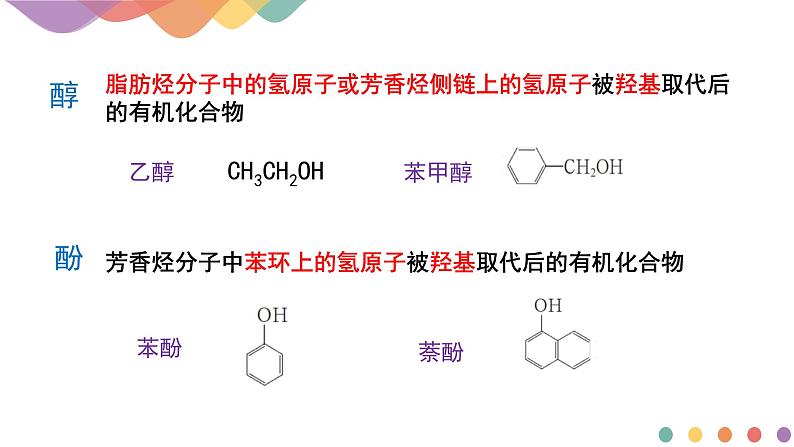 2.2.1 醇概述 醇的化学性质 课件 2024-2025学年高二化学鲁科版(2019)选择性必修3第4页