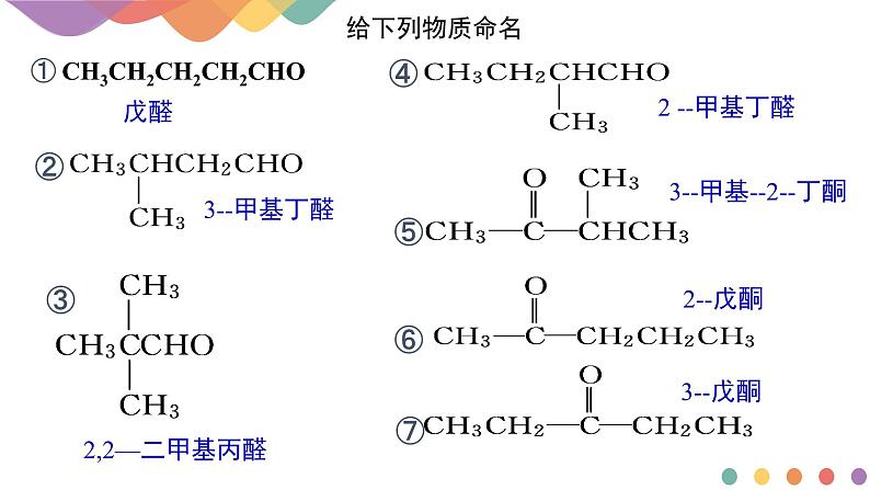 2.3.1 醛、酮及其化学性质 课件 2024-2025学年高二化学鲁科版(2019)选择性必修3第6页