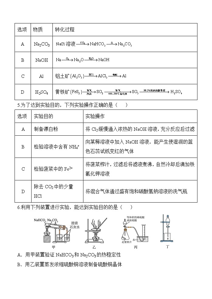 化學試題第2頁