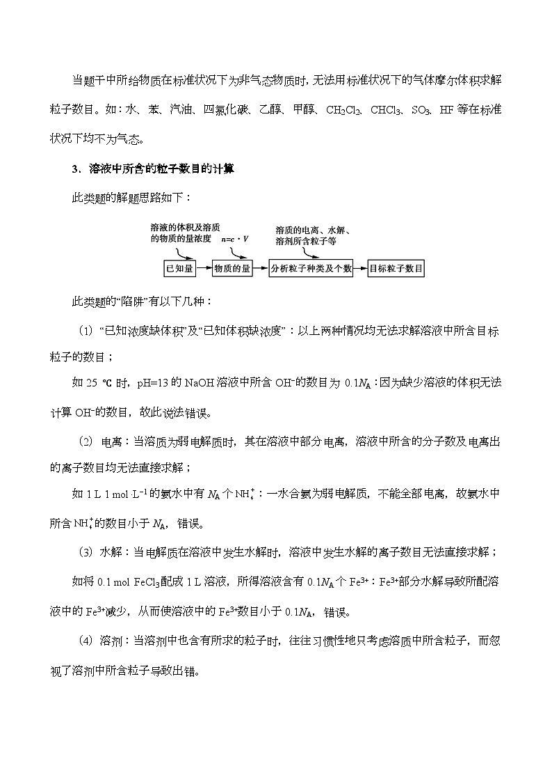 备战2025年高考化学考点一遍过考点07突破NA教案(Word版附解析)第2页