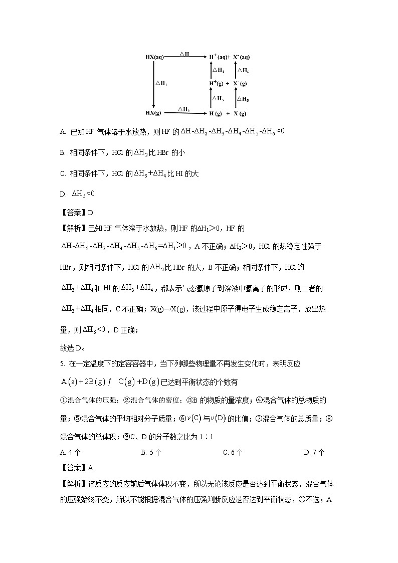 辽宁省滨城高中联盟2024-2025学年高二上学期10月月考化学试卷(解析版)第3页