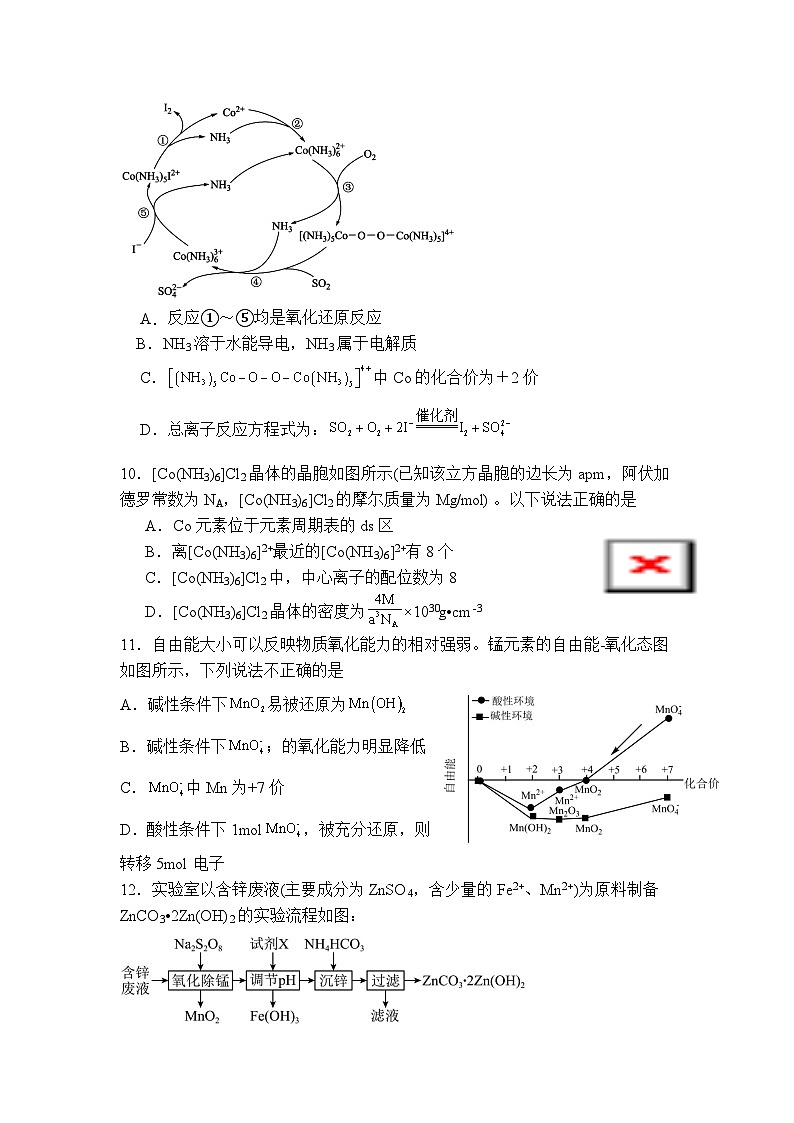 安徽省六安市裕安区新安中学2024-2025学年高三上学期第二次月考 化学试卷第3页