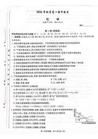 湖南省名校联考联合体2024-2025学年高一上学期11月期中考试 化学试题
