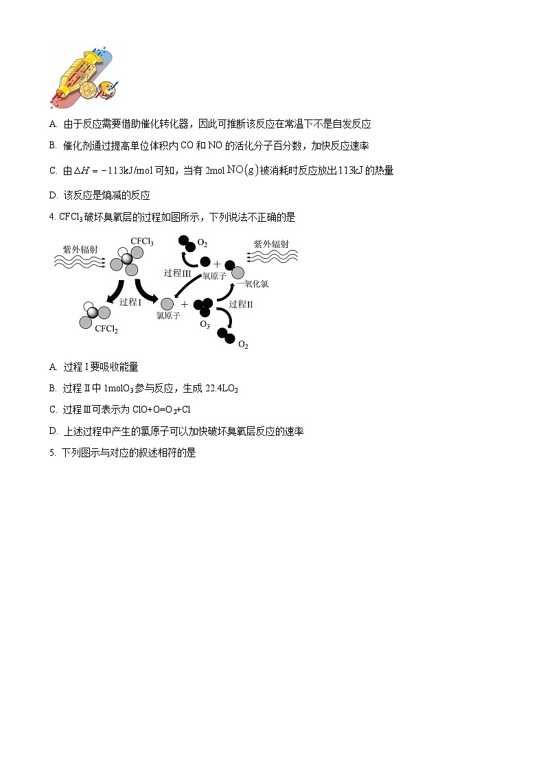 精品解析:吉林省长春市东北师范大学附属中学2024-2025学年高二上学期10月期中考试 化学试题02