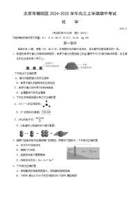 北京市朝阳区2024-2025学年高三上学期期中考试化学试卷（含答案）