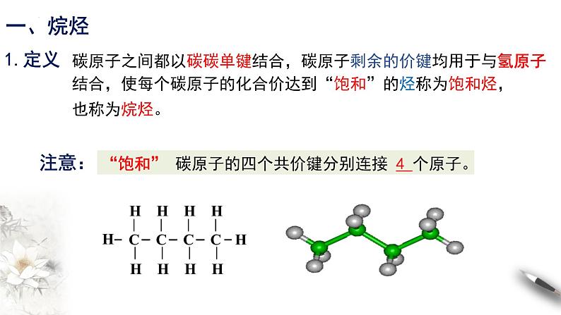 7.1.2 烷烃的结构 课件 2023-2024学年高一下学期化学人教版(2019)必修第二册第6页
