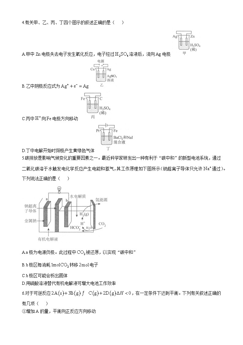 河南省南阳市2024-2025学年高二上学期期中考试化学(无答案)第2页