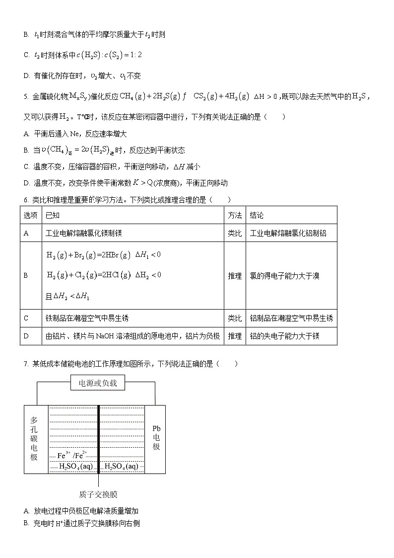 2025安阳林州一中高二上学期11月月试题化学含答案第2页