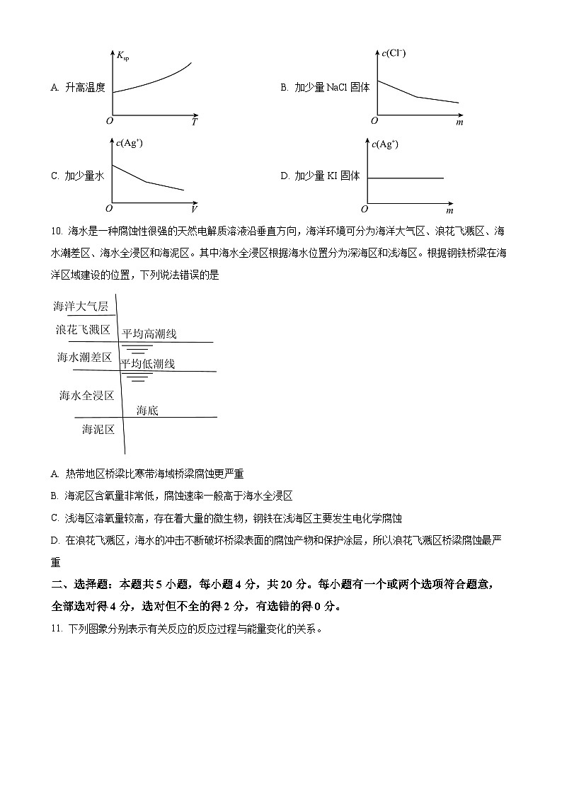 山东省泰安第一中学2023-2024学年高二上学期1月月考化学试题第3页